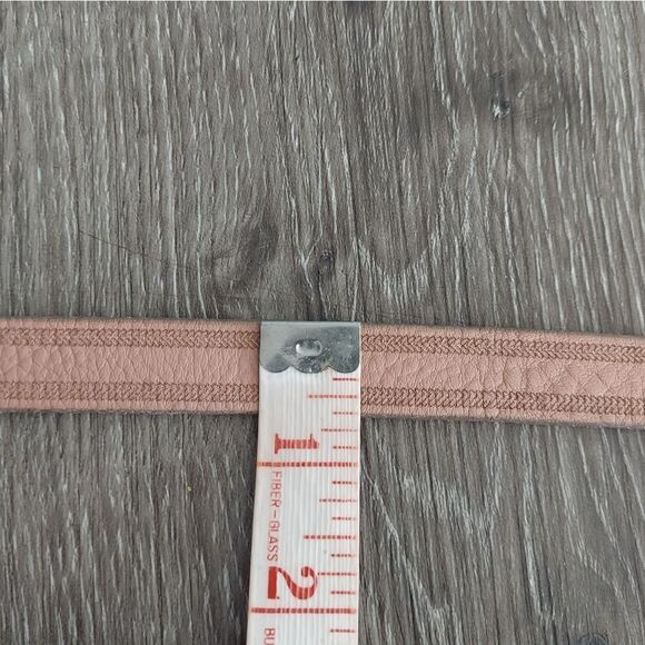 J Crew Embossed Skinny Italian Leather Belt Medium - Picture 6 of 6